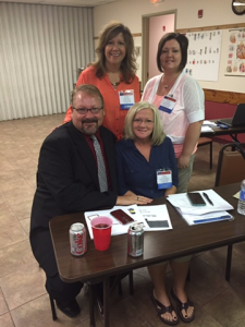 David with some of his staff at a recent AAA workshop.