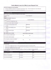 FMLA Request Form