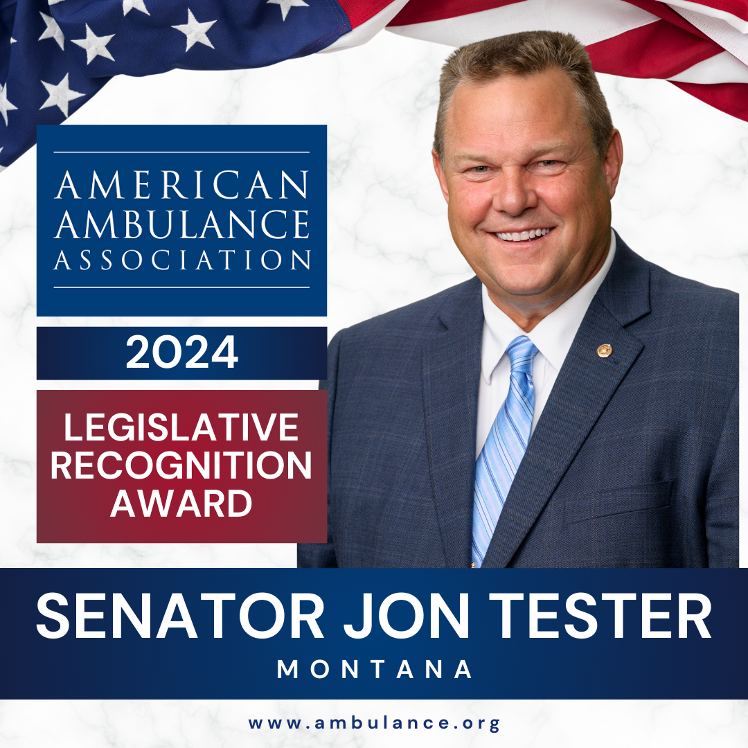 Senator Jon Tester Honored with Legislative Recognition Award